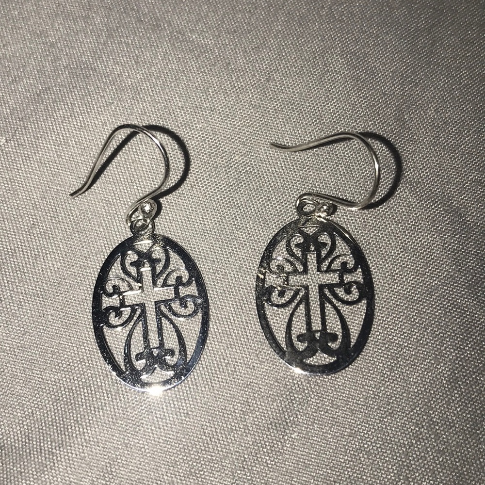 NWT Seraphina Cross Earrings